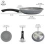 Imagem de Kit Frigideiras Antiaderente Com Tampa Temperada 20cm & 24cm
