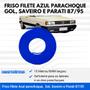 Imagem de Kit Friso Filete Azul Parachoque Gol 1987 a 1994 G1 Quadrado 10 Metros