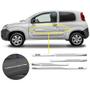 Imagem de Kit Friso Lateral Personalizado Slim Cromado Uno 2010 a 2016 2 Portas