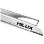 Imagem de Kit Friso Lateral Personalizado Slim Inferior Cromado Hilux 2005 a 2020 4 Portas