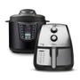 Imagem de Kit Fritadeira Air fryer 4L cor Inox + Panela de Pressão Elétrica 6L Midea