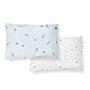 Imagem de Kit Fronha travesseiro antissufocante Bebê Estampada Composê 100% Algodão  31cmx22cm C/ 2 unidades - Papi