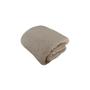 Imagem de Kit Fronhas e Lençol com Elástico King Plush Microfibra Fleece Bege Arrumadinho Enxovais