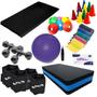 Imagem de Kit Funcional Para Treino E Ginástica Em Casa Com Step