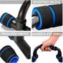 Imagem de Kit Funcional Rolo Roda Com Apoio Abwheel Fit + Slide Disc