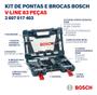 Imagem de Kit Furadeira Impacto Bosch Gsb 13 Re V Line Bits Brocas 83 Peças 220v