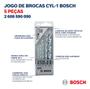 Imagem de Kit Furadeira Impacto Bosch Gsb 450 Re Com 5 Brocas Cyl-1 220v