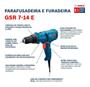 Imagem de Kit Furadeira Parafusadeira Bosch Gsr 7 14 E 110v Bosch Go 2