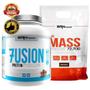 Imagem de Kit Fusion Protein 2kg + Size Mass 3kg - BRNFOODS
