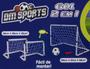 Imagem de Kit Futebol Chute A Gol 2 Modalidades de Trave Com Bola