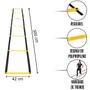 Imagem de Kit Futebol Treino Agilidade Funcional Escada Cone Chapeu + 6 Cone Com Furo + 8 Chapeu Chines + 1 Escada + 3 Barreira