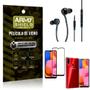 Imagem de Kit Galaxy A20S Fone Extreme + Capa Anti Impacto + Película 3D - Armyshield