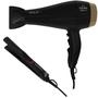 Imagem de KIT GAMA - SECADOR GOLD ION 2200W 127V + PRANCHA ELEGANZA PLUS CERAMIC ION 210ºC