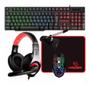 Imagem de Kit Gamer 5 Em 1 Ke-gk5150 Kross, Teclado, Mouse, Headset, Mousepad E Mouse Bungee