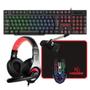 Imagem de Kit Gamer 5 Em 1 Teclado Mouse Mouse Pad Headset Bungee