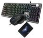 Imagem de Kit Gamer Aula Wind T202 Teclado Mouse 4800dpi Mousepad