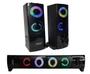 Imagem de Kit Gamer com Teclado Semi Mecânico, Mouse 6 Botões e Caixa de Som Multimídia Mod. Torre Soundbar LED RGB para PC e Notebook