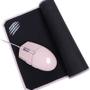 Imagem de Kit Gamer Combo Arya Mouse 2400 DPI + Mouse pad Speed Rosa MC104 OEX