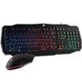 Imagem de Kit Gamer Dazz Battlefire Revolution - Teclado, Rainbow, ABNT2 + Mouse, LED - 625021