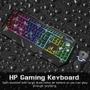 Imagem de Kit Gamer HP com Teclado e Mouse RGB com Fio