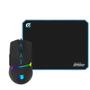 Imagem de Kit Gamer Mouse Crusader Mouse Pad Mpg 102 Azul Fortrek