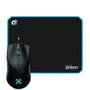 Imagem de Kit Gamer Mouse rgb 7200 dpi Mousepad speed grande fortrek