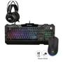 Imagem de Kit Gamer Mouse Sem Fio Teclado Semi Mecanico E Headset Rgb