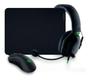 Imagem de Kit Gamer Razer Battle Bundle, Mouse Gamer DeathAdder V2 + Headset Gamer BlackShark V2 X + Mousepad Gigantus V2