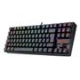Imagem de Kit Gamer Redragon RGB, Headset Lamia 2 Surround 7.1 + Teclado Kumara Switch Outemu Blue + Mouse Cobra M711 12400 DPI, Preto - S125