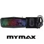 Imagem de Kit Gamer RGB Teclado Membrana Mouse Óptico Headset Mousepad