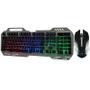 Imagem de Kit Gamer Teclado Semi Mecânico + Mouse Led Usb Knup