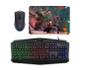 Imagem de KIT Gamer Teclado Tanker Rainbow T Dagger  + Mouse Led 7 Botões 3.200 DPI Strike + Mouse Pad G FIRE