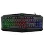 Imagem de KIT Gamer Teclado Tanker Rainbow T Dagger  + Mouse Led 7 Botões 3.200 DPI Strike + Mouse Pad G FIRE