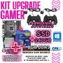 Imagem de Kit Gamer upgrade, Core i3 4170, 8GB, SSD 240GB, PVídeo 2GB, Windows 10 Pro Trial c/jogos.