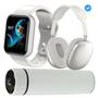 Kit Garrafa térmica 500ml inox sensor Led + Smartwatch Y8 + Fone Bluetooth - KIT ACADEMIA Imagem de Kit Garrafa térmica 500ml inox sensor Led + Smartwatch Y8 + Fone Bluetooth