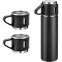 Imagem de Kit Garrafa Térmica com Xícaras Inox 500 Ml Com Garantia