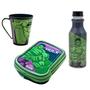 Imagem de Kit Garrafinha Infantil 500ml Retrô, Caneca Infantil 360ml e Sanduicheira infantil Plasútil