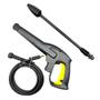 Imagem de Kit Gatilho com Bico Turbo e Mangueira 6M para Lavajato Karcher K2 Standard Casa