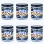 Imagem de Kit Gel Cola Extra Fixador Silver Line 500g Com 6 Unidades
