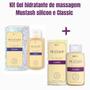 Kit Gel Hidratante de Massagem Mustash Silicon e Classic - Kalya Imagem de Kit Gel Hidratante de Massagem Mustash Silicon e Classic