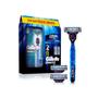 Imagem de Kit Gillette 1 Aparelho Mach3 Acqua Grip + 3 Refis Mach3
