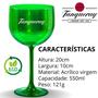 Imagem de Kit Gin Tanqueray 750ml Original com 1 Taça Acrílica verde personalizada