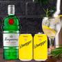 Imagem de KIT Gin Tanqueray 750ml Original com 2 tônicas schweppes