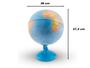 Imagem de KIT Globo Luminoso Day Night LED Base em Azul com Dupla Cartografia com Lupa 75mm