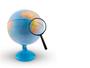 Imagem de KIT Globo Luminoso Day Night LED Base em Azul com Dupla Cartografia com Lupa 75mm