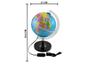 Imagem de Kit Globo Terrestre 21CM LED Profissional + Mapa do Estado de SP + Mapa do Brasil 120x90cm Atualizado Escolar