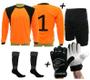 Imagem de Kit Goleiro 4 x 1 Bermuda lrj/pto Infantil - Lince