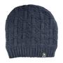 Imagem de Kit Gorro de Frio + Cachecol Estilo Gola Cor Azul Marinho