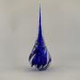 Imagem de Kit Gotas Torcidas de Cristal Murano - Azul Safira (2 Peças)