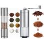 Imagem de Kit Gourmet Moedor De Café Inox + Moedor Sal Pimenta Manual